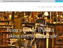 Tablet Screenshot of oldschool-barbershop.com